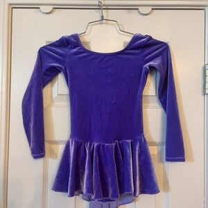 Mondor Purple Figure Skating Dress
